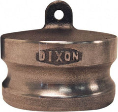Dixon Valve & Coupling - 2" Malleable Iron Cam & Groove Suction & Discharge Hose Dust Plug For Use with Couplers - Part DP, 250 Max psi - Benchmark Tooling