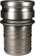 Dixon Valve & Coupling - 4" Ductile Iron Cam & Groove Suction & Discharge Hose Male Adapter Hose Shank - Part E, 100 Max psi - Benchmark Tooling