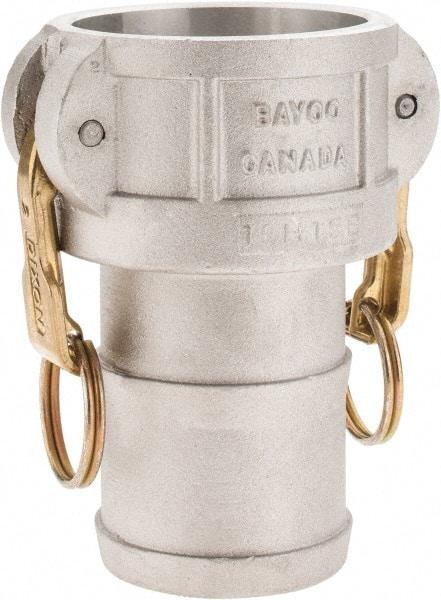Dixon Valve & Coupling - 2-1/2" Aluminum Cam & Groove Suction & Discharge Hose Female Coupler Hose Shank - Part C, 150 Max psi - Benchmark Tooling