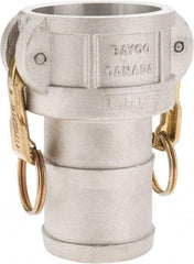 Dixon Valve & Coupling - 2-1/2" Aluminum Cam & Groove Suction & Discharge Hose Female Coupler Hose Shank - Part C, 150 Max psi - Benchmark Tooling