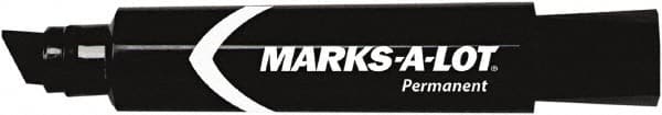 Marks-A-Lot - Black Permanent Marker - Chisel Tip, AP Nontoxic Ink - Benchmark Tooling