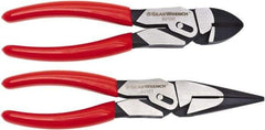 GearWrench - 2 Piece Long Nose & Diagonal Plier Set - Benchmark Tooling