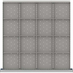 LISTA - 16-Compartment Drawer Divider Layout for 3.15" High Drawers - Benchmark Tooling