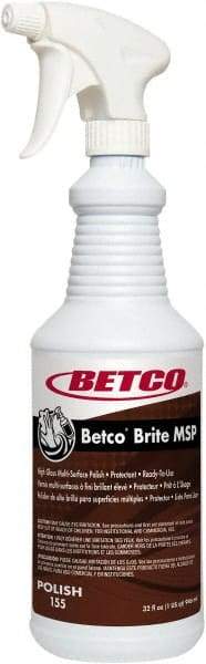 Betco - Liquid Furniture Polish - Lemon Scented, Plastic Bottle Container - Benchmark Tooling