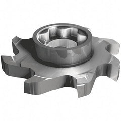 Iscar - SD D Grade IC908 Carbide T-Slot Milling Tip Insert - TiAlN Finish, 0.472" Cutting Diam - Benchmark Tooling