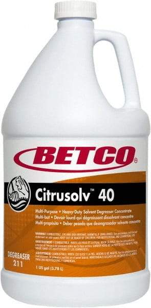 Betco - 1 Gal Bottle Cleaner/Degreaser - Liquid, Citrus - Benchmark Tooling