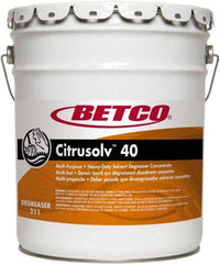 Betco - 5 Gal Bucket Cleaner/Degreaser - Liquid, Citrus - Benchmark Tooling