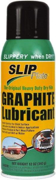 SLIP Plate - 12 oz Aerosol Spray Lubricant - Black, -75°F to 450°F - Benchmark Tooling