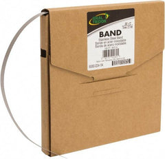 IDEAL TRIDON - Stainless Steel Banding Strap Roll - 1/4" Wide x 0.02" Thick - Benchmark Tooling