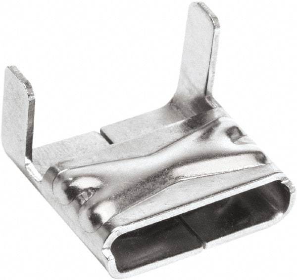 IDEAL TRIDON - Stainless Steel Banding Strap Buckle - 3/4" Wide x 0.02" Thick - Benchmark Tooling