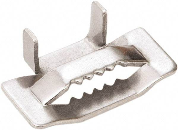 IDEAL TRIDON - Stainless Steel Banding Strap Buckle - 1/4" Wide x 0.03" Thick - Benchmark Tooling