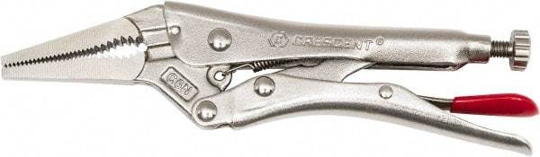 Crescent - 6" OAL Long Nose Jaw Locking Pliers - Benchmark Tooling