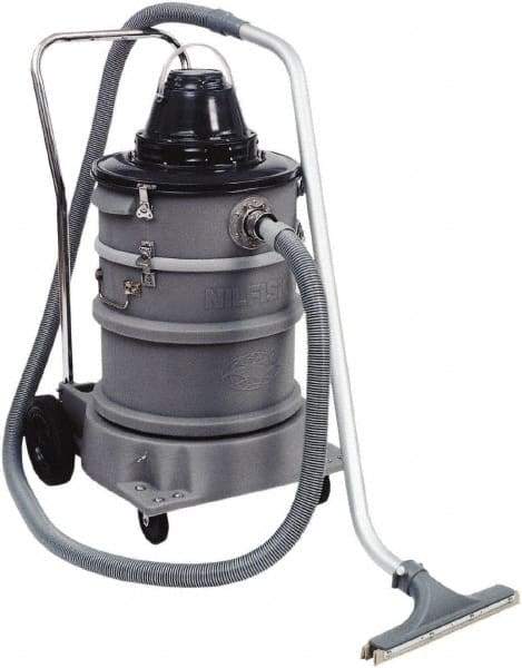 Nilfisk - 15 Gal, Polypropylene Tank, Wet/Dry, Vacuum - 8.3 Amps - Benchmark Tooling