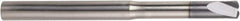 Niagara Cutter - 1/4", 2 Flute, Single End, Solid Carbide, 0.0322" Corner Radius End Mill - 3-1/2" OAL, 0° Helix, 0.36mm LOC - Benchmark Tooling