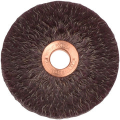 3″ Polyflex Encapsulated Small Diameter Crimped Wire Wheel, .014″ Steel Fill, 1/2″ Arbor Hole - Benchmark Tooling