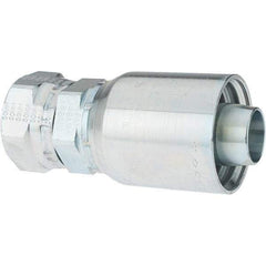 Parker - 1-5/8-12 Female JIC Steel Hydraulic Hose Female JIC 37° Swivel & Straight Fitting - -20 Hose Size, 1 1/4" Hose Diam - Benchmark Tooling