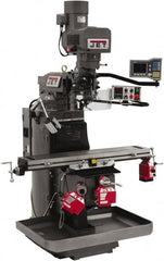 Jet - 9 x 49" 3 hp 230V Electronic Variable Speed Control 3 Phase Knee Milling Machine - Benchmark Tooling