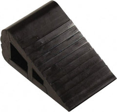 Vestil - 4" Wide x 3" High x 6-1/2" Deep, Rubber Wheel Chock - Benchmark Tooling