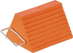 Vestil - 9-1/2" Wide x 8" High x 6" Deep, Urethane Wheel Chock - Benchmark Tooling