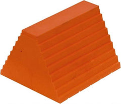 Vestil - 9-1/2" Wide x 8" High x 6" Deep, Urethane Wheel Chock - Benchmark Tooling