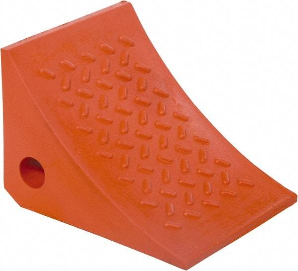 Vestil - 7" Wide x 6" High x 8" Deep, Urethane Wheel Chock - Benchmark Tooling