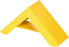 Vestil - 6" Wide x 9-1/16" High x 17-5/16" Deep, Steel Wheel Chock - Benchmark Tooling