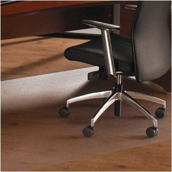 Floortex - 60" Long x 60" Wide, Chair Mat - Square, Straight Edge Style - Benchmark Tooling