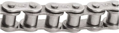 Tritan - 3/4" Pitch, ANSI 60, Single Strand Roller Chain - Chain No. 60SS, 4,878 Lb. Capacity, 10 Ft. Long, 15/32" Roller Diam, 0.495" Roller Width - Benchmark Tooling