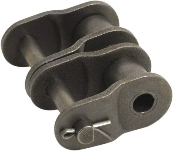 Tritan - 1" Pitch, ANSI 80-2, Double Strand Roller Chain Offset Link - For Use with Double Strand Chain - Benchmark Tooling