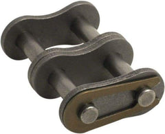 Tritan - 1-1/4" Pitch, ANSI 100-2, Double Strand Roller Chain Connecting Link - For Use with Double Strand Chain - Benchmark Tooling
