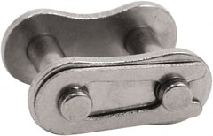 Tritan - 1-1/4" Pitch, ANSI 100, Roller Chain Connecting Link - For Use with Single Strand Chain - Benchmark Tooling