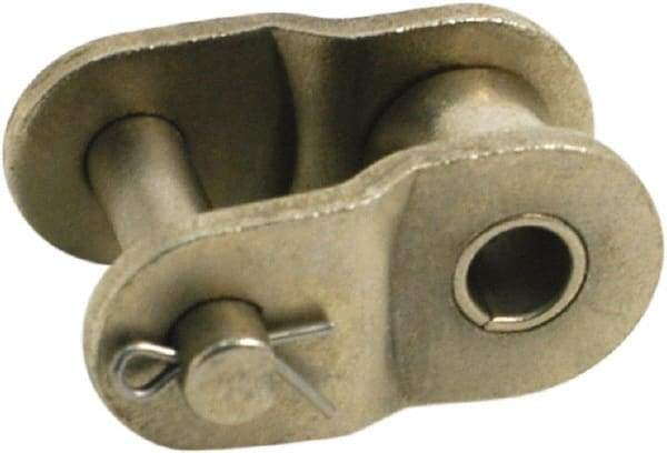 Tritan - 1-1/4" Pitch, ANSI 100, Roller Chain Offset Link - For Use with Single Strand Chain - Benchmark Tooling