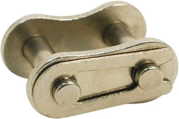 Tritan - 1-1/2" Pitch, ANSI 120, Roller Chain Connecting Link - For Use with Single Strand Chain - Benchmark Tooling