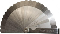 OEM Tools - 22 Piece, 0.004 to 0.027" Thick, Feeler Gage Set - 3-1/4" Leaf Length, 1/2" Wide, Steel - Benchmark Tooling