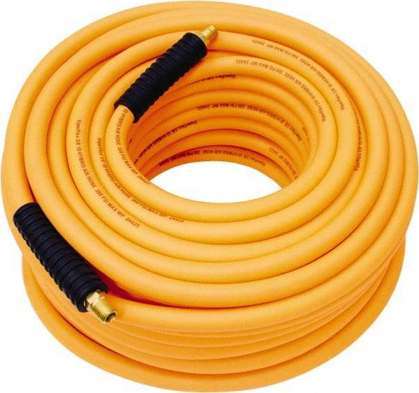 OEM Tools - 3/8" ID 100' Long Multipurpose Air Hose - MNPT x MNPT Ends, 300 Working psi, - Benchmark Tooling