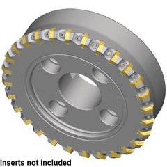 Kennametal - 4" Cut Diam, 1-1/4" Arbor Hole Diam, Indexable Square-Shoulder Face Mill - Benchmark Tooling