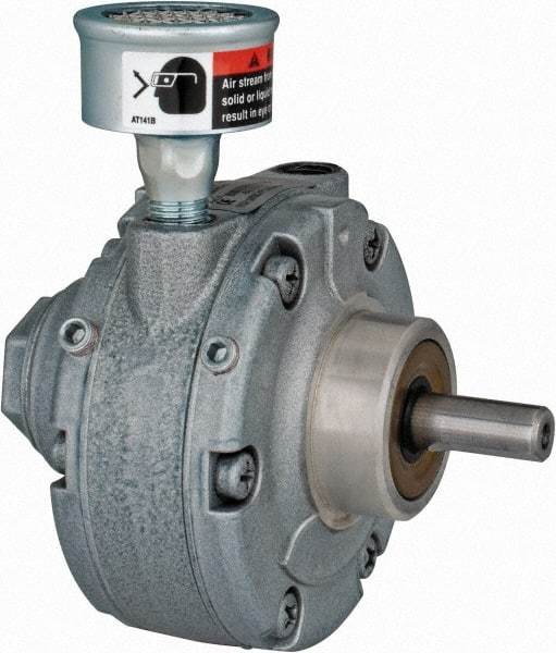 Gast - 3/4 hp Counterclockwise Hub Air Actuated Motor - 3,000 Max RPM, 1.13" Shaft Length, 4.94" OAL, 1/2" Shaft Diam - Benchmark Tooling