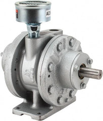 Gast - 5 hp Reversible Foot Air Actuated Motor - 2,500 Max RPM, 1.53" Shaft Length, 8.41" OAL, 3/4" Shaft Diam - Benchmark Tooling