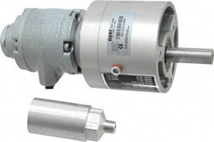 Gast - 1/3 hp Reversible Face Air Actuated Motor - 15:1 Gear Ratio, 400 Max RPM, 7.31" OAL, 1/2" Shaft Diam - Benchmark Tooling