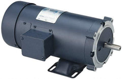 Leeson - 1 Max hp, 3,450 Max RPM, Electric AC DC Motor - 115, 208, 230 V Input, Single Phase, 56 Frame - Benchmark Tooling