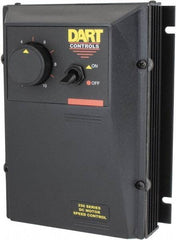 Dart Controls - 2 Max hp, 30 Max RPM, Electric AC DC Motor - 120, 240 V Input - Benchmark Tooling