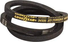 Continental ContiTech - Section 3V, 34" Outside Length, V-Belt - Fiber Reinforced Wingprene Rubber, HY-T Wedge MatchmakerEnvelope, No. 3V335 - Benchmark Tooling