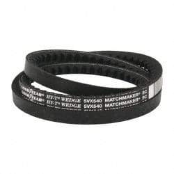 Continental ContiTech - Section 5VX, 54" Outside Length, V-Belt - Fiber Reinforced Wingprene Rubber, HY-T Wedge Matchmaker Cogged, No. 5VX540 - Benchmark Tooling