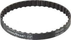 Continental ContiTech - Section L, 1/2" Wide, Timing Belt - Helanca Weave Stretch Nylon, L Series Belts Positive Drive, No. 150L - Benchmark Tooling