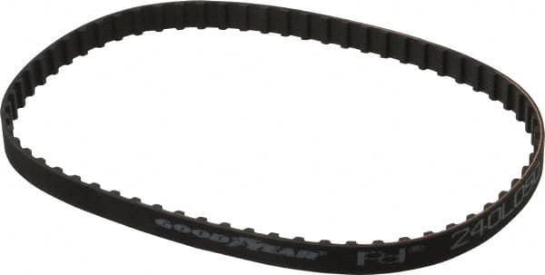 Continental ContiTech - Section L, 1/2" Wide, Timing Belt - Helanca Weave Stretch Nylon, L Series Belts Positive Drive, No. 240L - Benchmark Tooling