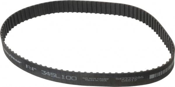 Continental ContiTech - Section L, 1" Wide, Timing Belt - Helanca Weave Stretch Nylon, L Series Belts Positive Drive, No. 345L - Benchmark Tooling