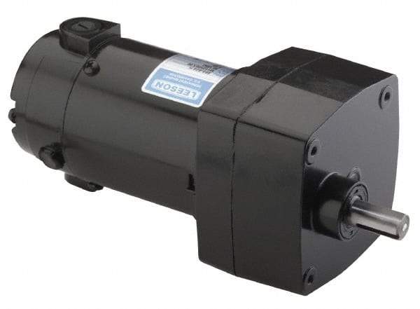 Leeson - 1/15 Max hp, 9 Max RPM, Electric AC DC Motor - 115 V Input, Single Phase, 31 Frame - Benchmark Tooling