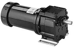 Leeson - 1/15 Max hp, 139 Max RPM, Electric AC DC Motor - 115 V Input, Single Phase, 38D Frame - Benchmark Tooling