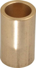 Made in USA - 9/16" Inside x 3/4" Outside Diam, Cast Bronze Sleeve Bearing - 1-1/4" OAL - Benchmark Tooling