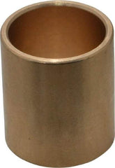 Made in USA - 3/4" Inside x 7/8" Outside Diam, Cast Bronze Sleeve Bearing - 1" OAL - Benchmark Tooling